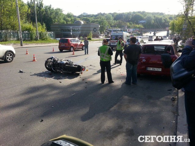 <p>В ДТП постраждав мотоцикліст</p>