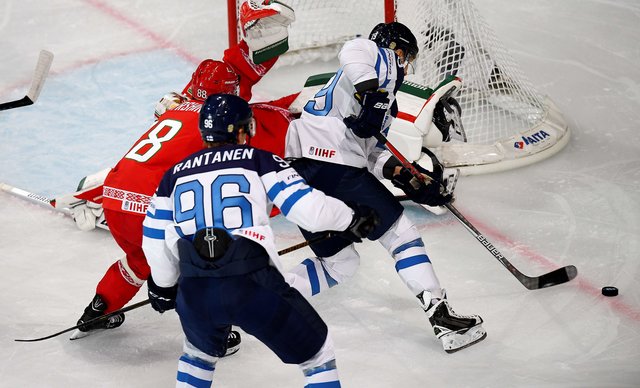 Финляндия – Беларусь – 3:2. Фото AFP