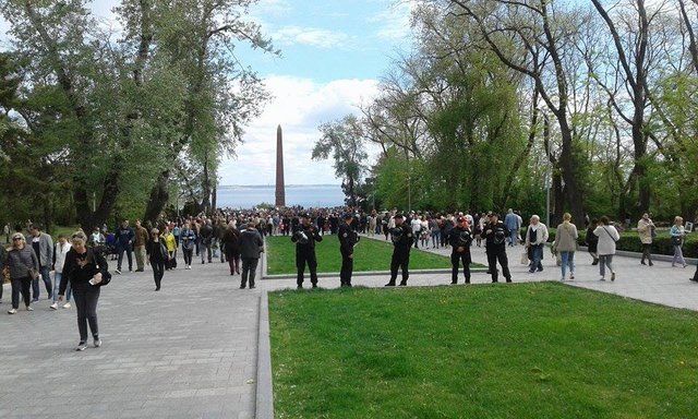 9 мая в Одессе. Фото: Ю. Те