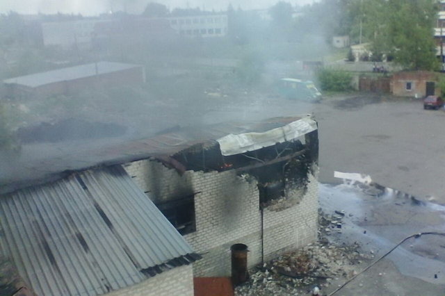 <p>У Харкові спалахнула масштабна пожежа.&nbsp;Фото: ДСНС</p>