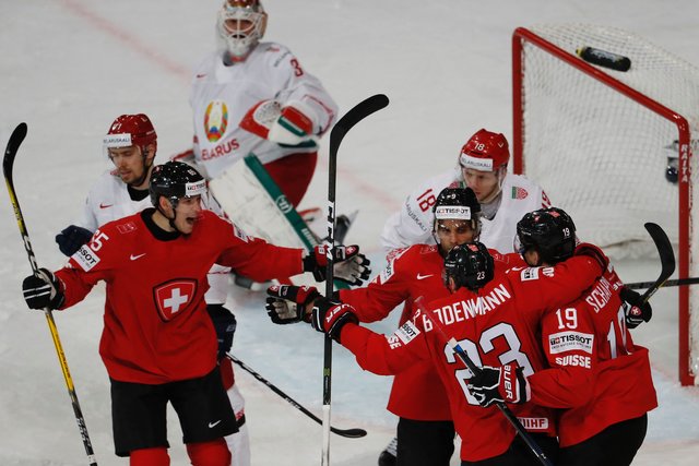 Беларусь – Швейцария – 0:3. Фото AFP