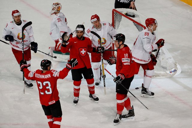 Беларусь – Швейцария – 0:3. Фото AFP