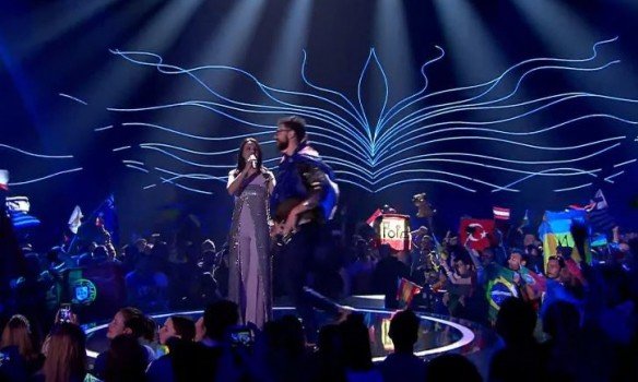 Выступление Джамалы в финале Евровидения-2017. Фото: скриншот
