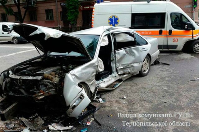 На месте аварии. Фото:  tp.npu.gov.ua