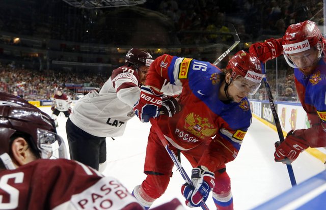 Россия – Латвия – 5:0. Фото AFP