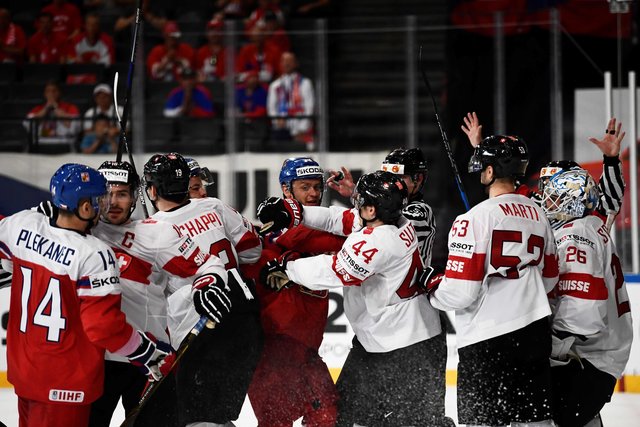 Швейцария – Чехия – 3:1. Фото AFP