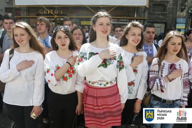Шествие во Львове. Фото: пресс-служба мэрии Львова, Варта-1