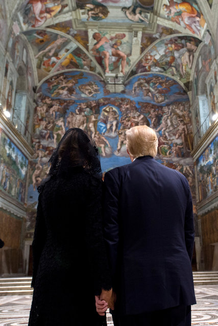<p>Меланія та Дональд Трамп. Фото: AFP</p>
