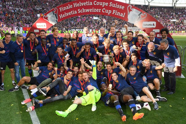 "Базель" в 12-й раз стал обладателем Кубка Швейцарии. Фото AFP