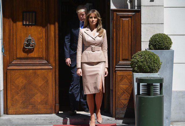 Меланья Трамп в Брюсселе. Фото: AFP