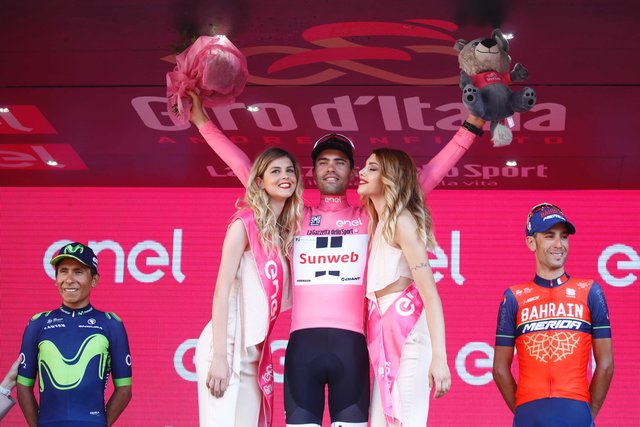 Том Дюмулен выиграл "Джиро". Фото AFP