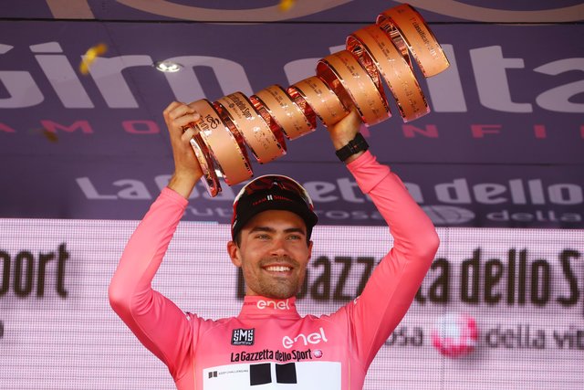 Том Дюмулен выиграл "Джиро". Фото AFP