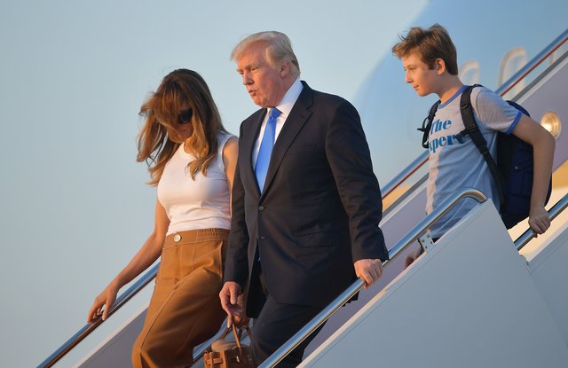 Семейство Трампов. Фото: AFP