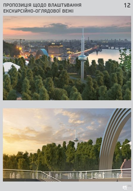 <p>У столиці хочуть побудувати канатну дорогу через Дніпро і оглядову вежу. Фото: КМДА</p>