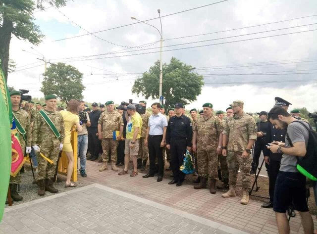 В Мариуполе на месте гибели воинов-пограничников был открыт Мемориал памяти. Фото: dpsu.gov.ua