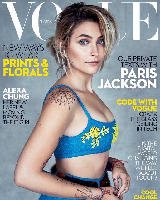 Пэрис Джексон получила свою первую обложку Vogue
