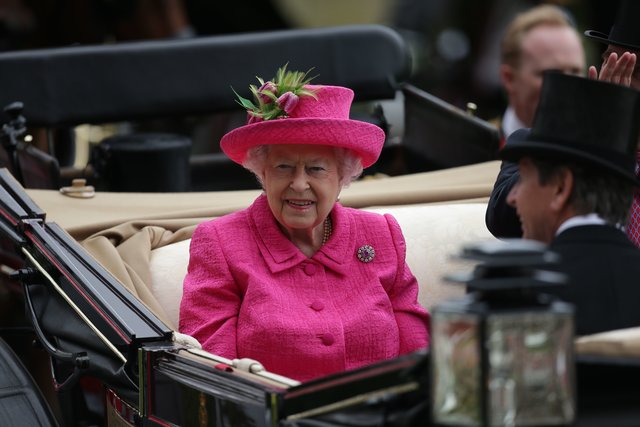 <p>Королева Британії на скачках в Аскоті. Фото: AFP</p>