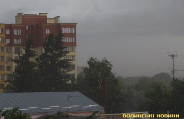Непогода в Луцке, фото volynnews.com