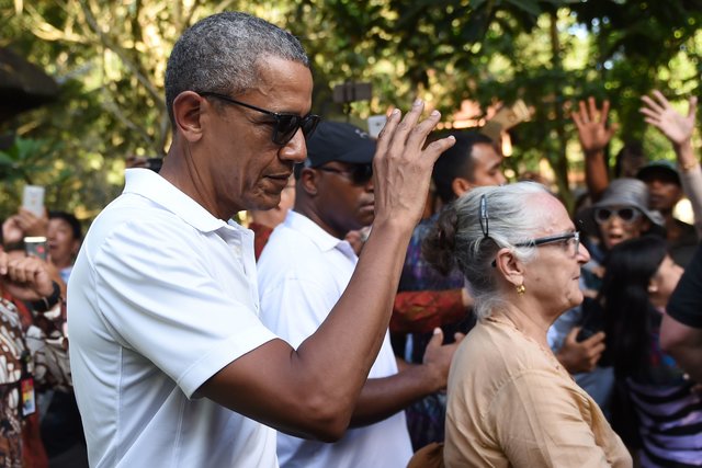 Семейство Обама. Фото: AFP