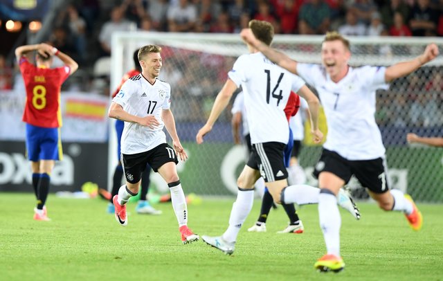 Сборная Германии выиграла молодежный Евро-2017. Фото AFP