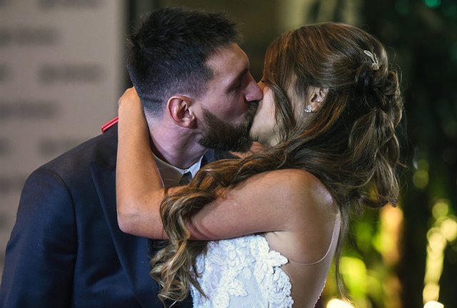Свадьба Месси и Рокуццо. Фото AFP
