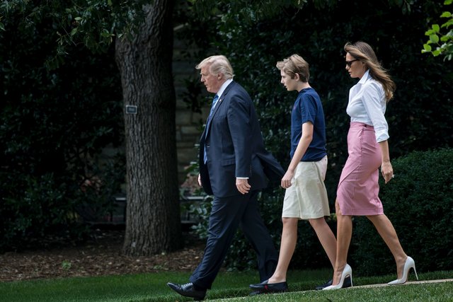 Семейство Трамп. Фото: AFP