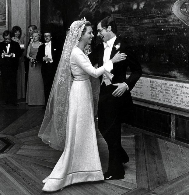 Принцесса Кристина Шведская (сестра нынешнего короля Швеции) и Торд Магнуссон Швеция, июнь 1974. Фото: diletant.mediа