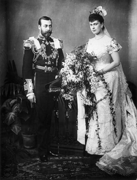 Свадьба Георга V и Марии Текской, 1893. Фото: pinimg.com