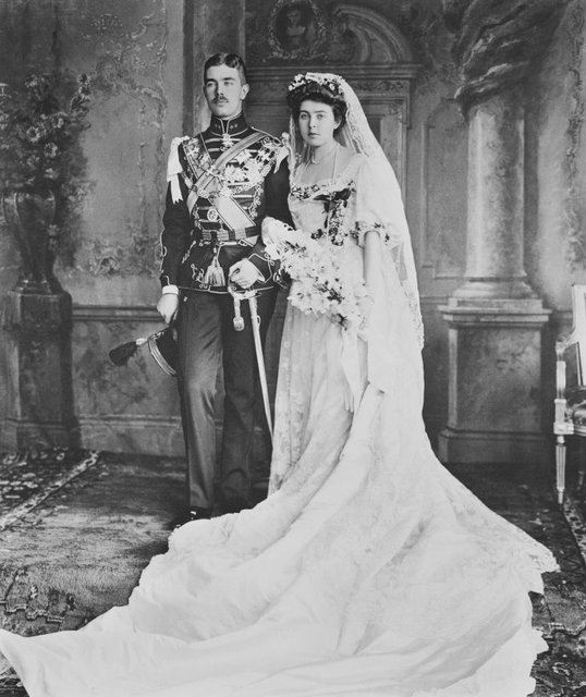 Принц Густав Адольф Шведский (будущий король Густав VI Адольф) и принцесса Маргарита Коннаутская, 1905. Фото: shashinshu.net