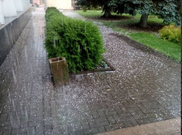 Непогода в Бродах. Фото: соцсети