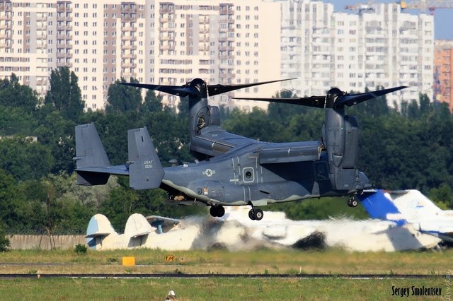 Bell V-22 Osprey в Одессе. Фото: dumskaya.net