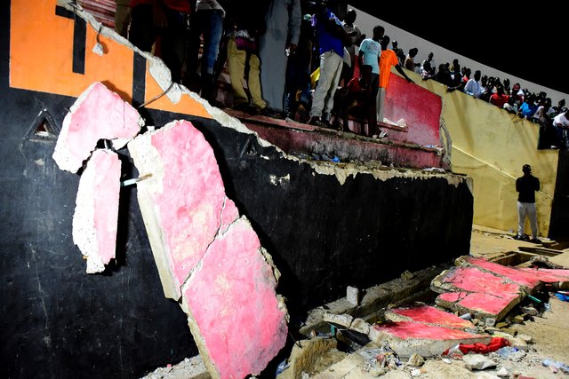 Трагедия на стадионе в Сенегале. Фото AFP