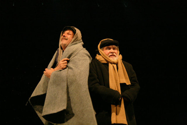 Владимир Пантелюк на сцене театра. Фото: dramteatr.if.ua