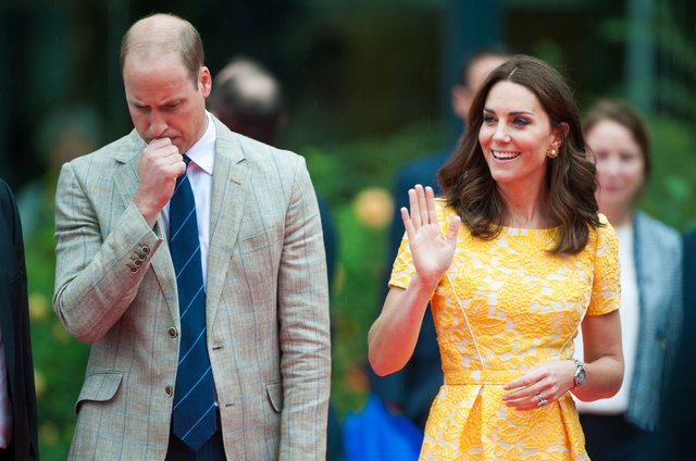 <p>Принц Вільям і Кейт Міддлтон в Німеччині. Фото: AFP</p>