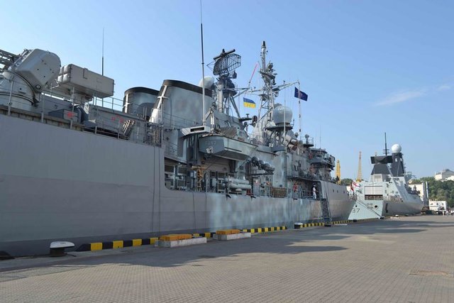 Корабли НАТО в Одессе. Фото Анатолия Одайника / ВМС Украины