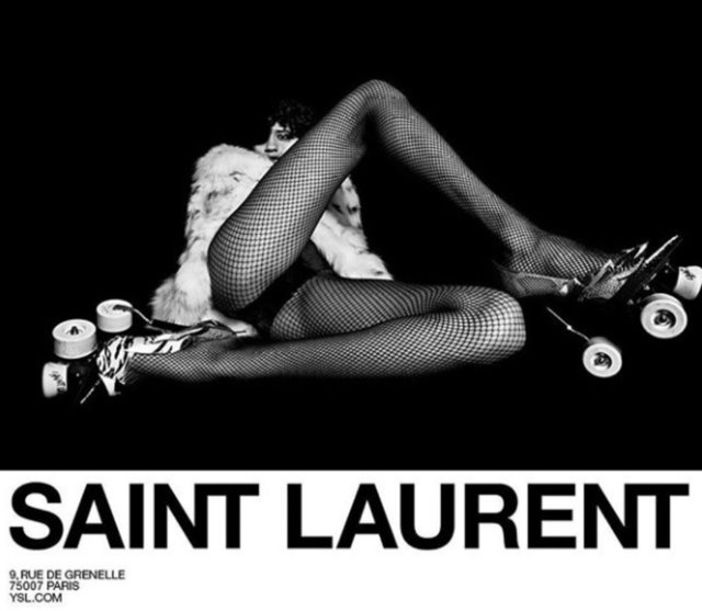 Туфли на роликах. Фото: Saint Laurent