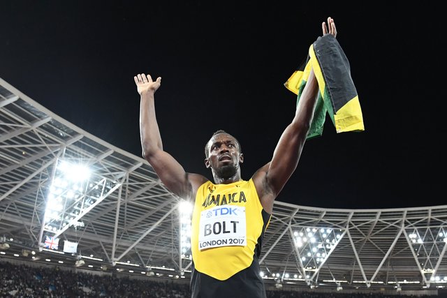 Усейн Болт стал третьим на 100-метровке на чемпионате мира в Лондоне. Фото AFP