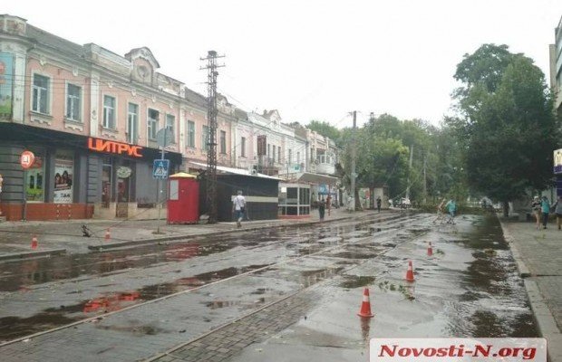 <p>Негода в Миколаєві, фото novosti-n.org</p>