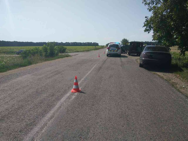 ДТП на дороге Умань – Бершадь. Фото: полиция