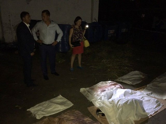 На месте убийства. Фото: полиция Одесской области