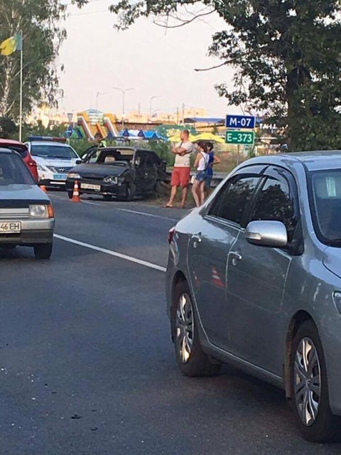 Водитель "ВАЗа" находился в нетрезвом состоянии. Фото: dtp.kiev.ua