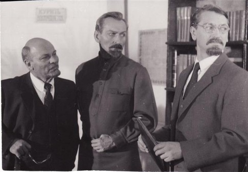 Кадра из фильма. "Ленин в огненном кольце", ноябрь 1992 года