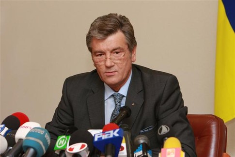 Президент Украины Виктор Ющенко в Одессе, фото А. Лесик