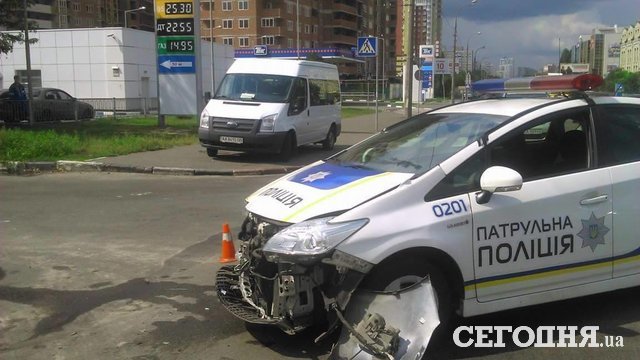ДТП произошло на Харьковском шоссе