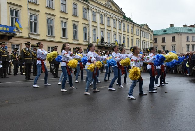 День Национального Флага во Львове. Фото: Владимир Скоростецкий,  пресс-служба ЛОГА