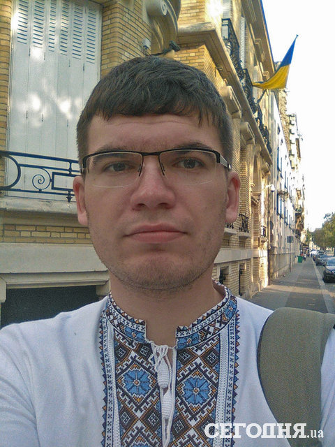 У посольства Украины. Фото: Я. Шкворец, специально для "Сегодня"