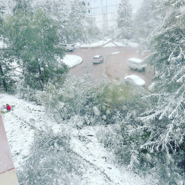 В России уже зима. Фото: Instagram