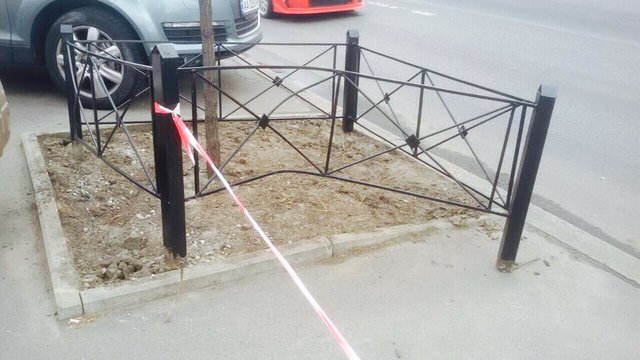 "Пострадавший" забор. Фото КП СЗН Подольского района