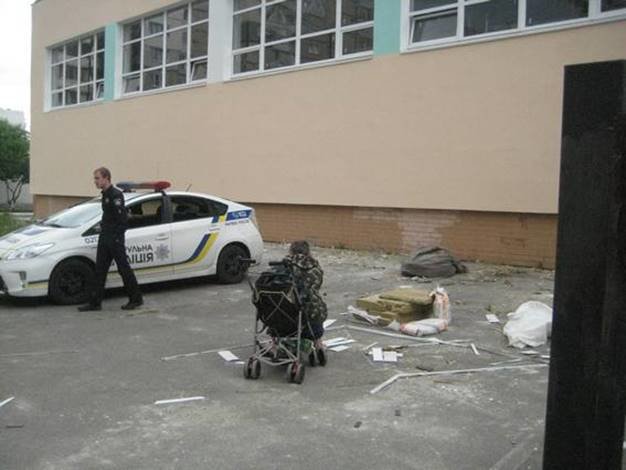Мужчину арестовали неподалеку от места преступления. Фото: ГУ НП Киева