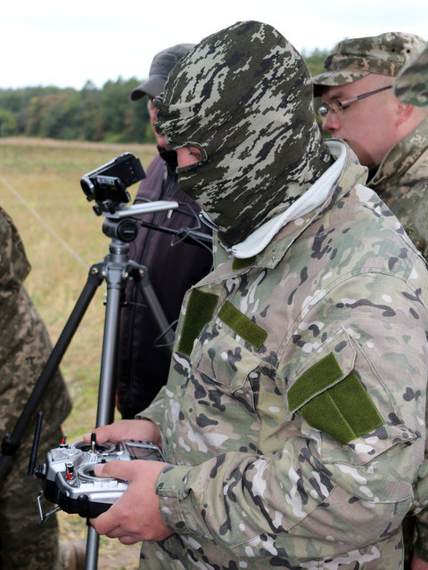 В Черниговской области ВСУ тренируются в противодействии беспилотникам "противника", фото mil.gov.ua